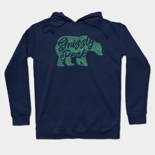 Grizzly Peak, script Hoodie